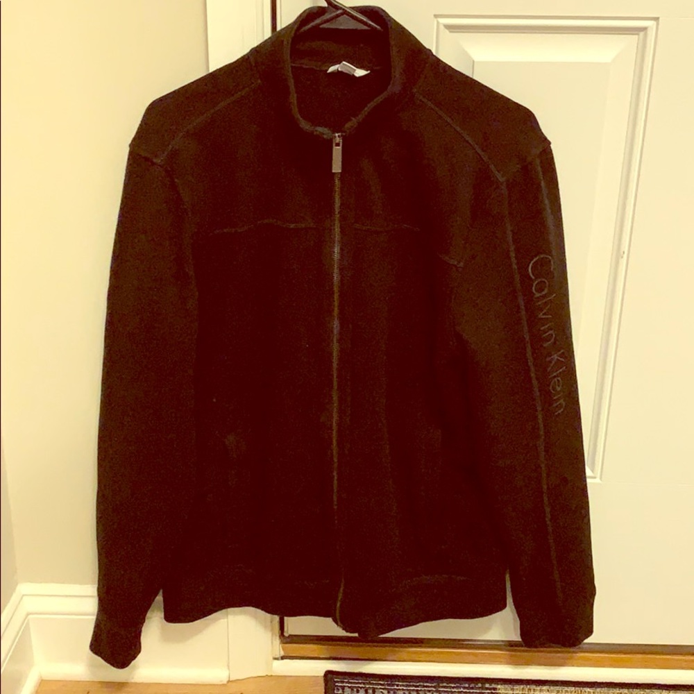 Calvin Klein Men’s zip-up sweatshirt.